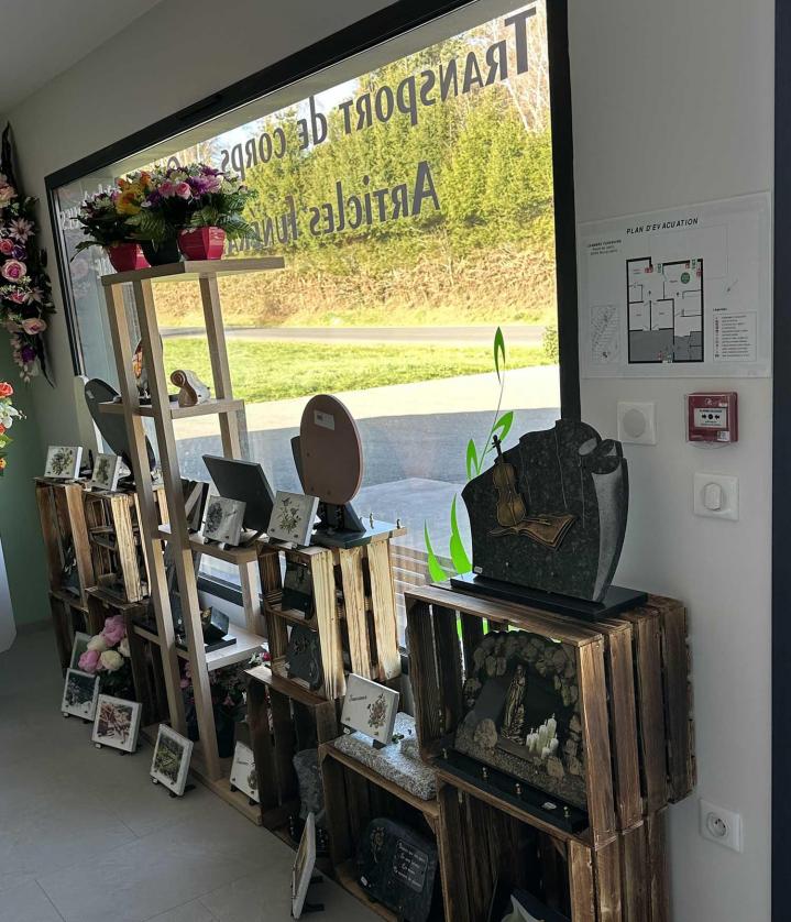 Vente articles funéraires Messeix